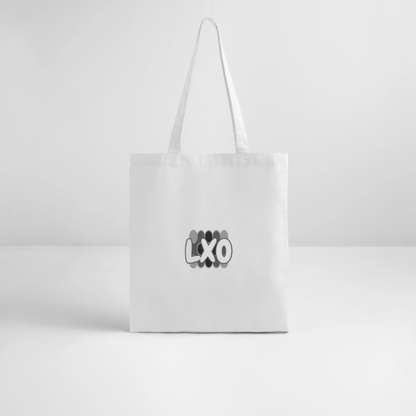 LXO Tote Bag-BLACK & WHITE - white