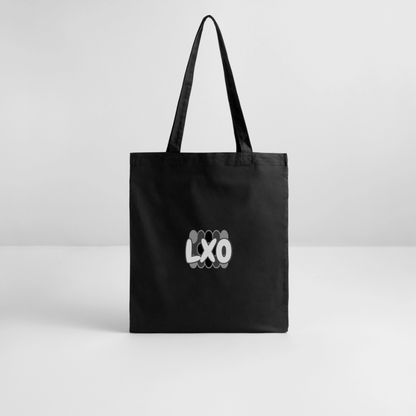 LXO Tote Bag-BLACK & WHITE - black